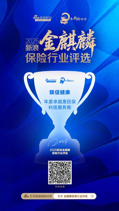 鎂信健康榮膺年度卓越惠民保科技服務商，引領健康保障服務新紀元
